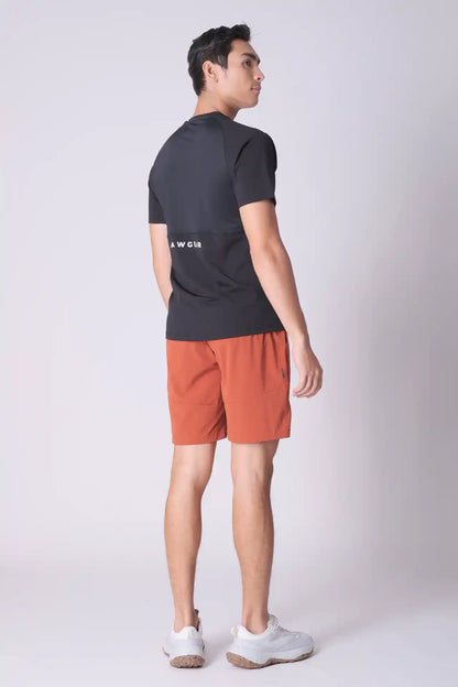 SPE0146 - Water Resistance Lightweight Ripstop Training Short 7" - Orange