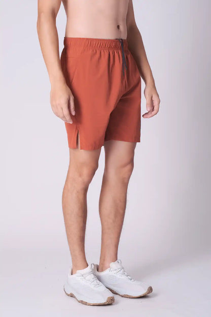 SPE0146 - Water Resistance Lightweight Ripstop Training Short 7" - Orange