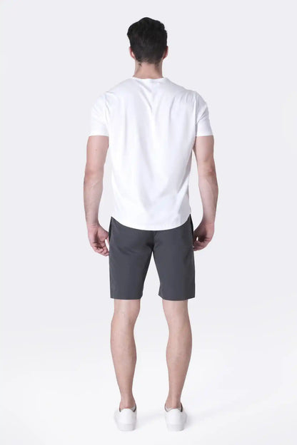 SPE0153 - Water Resistant Stretch Woven Classic Fit Essentials Short 9" - Graphite