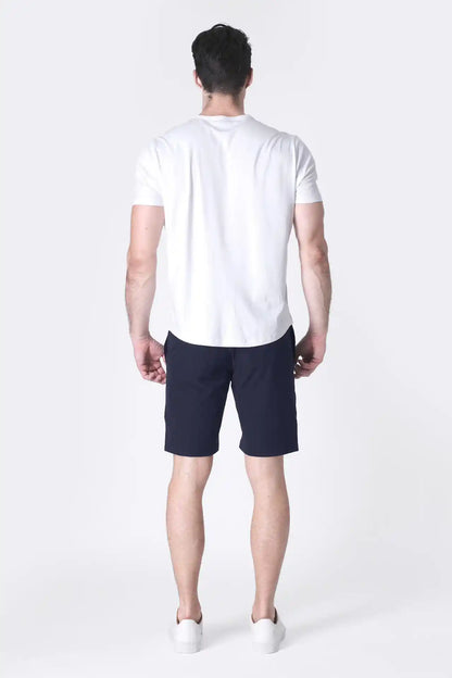 SPE0153 - Water Resistant Stretch Woven Classic Fit Essentials Short 9" - Navy