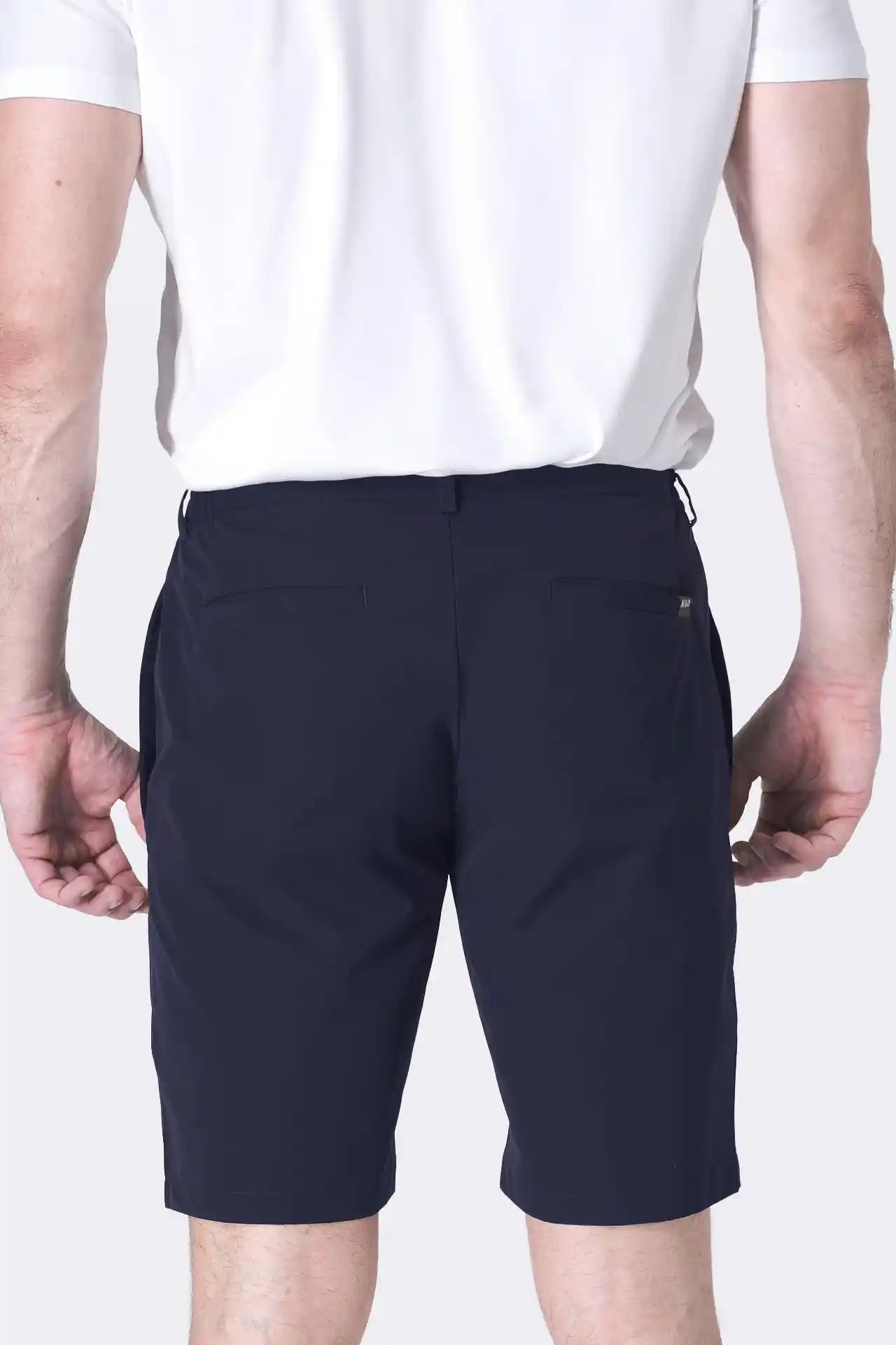 SPE0153 - Water Resistant Stretch Woven Classic Fit Essentials Short 9" - Navy