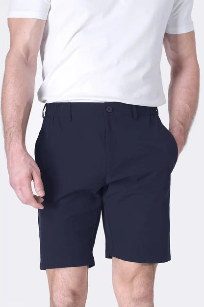 SPE0153 - Water Resistant Stretch Woven Classic Fit Essentials Short 9" - Navy