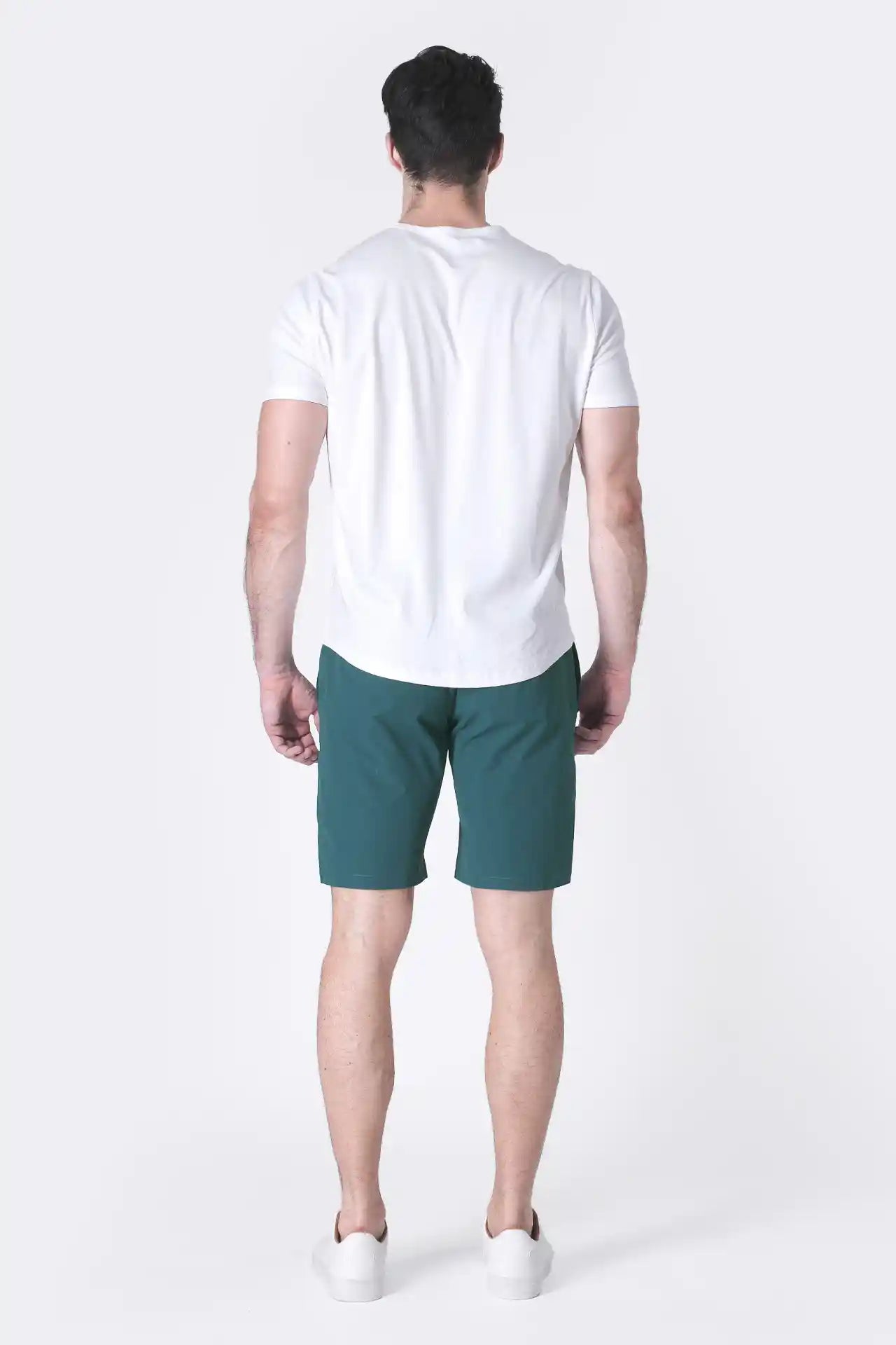 SPE0153 - Water Resistant Stretch Woven Classic Fit Essentials Short 9" - Teal