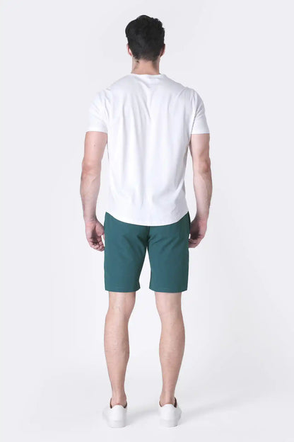 SPE0153 - Water Resistant Stretch Woven Classic Fit Essentials Short 9" - Teal