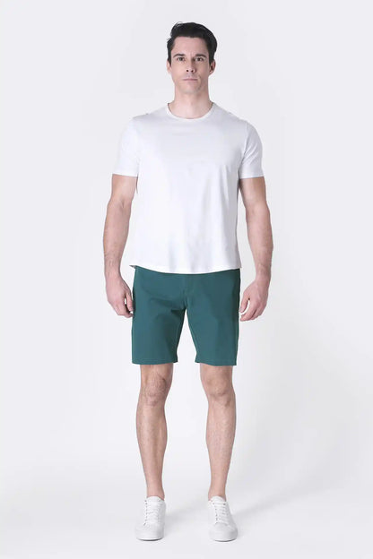 SPE0153 - Water Resistant Stretch Woven Classic Fit Essentials Short 9" - Teal