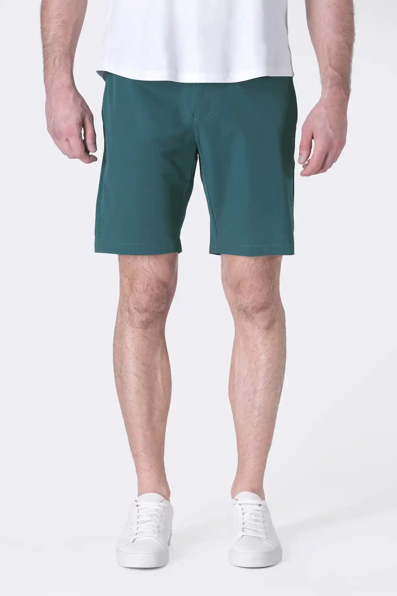 SPE0153 - Water Resistant Stretch Woven Classic Fit Essentials Short 9" - Teal