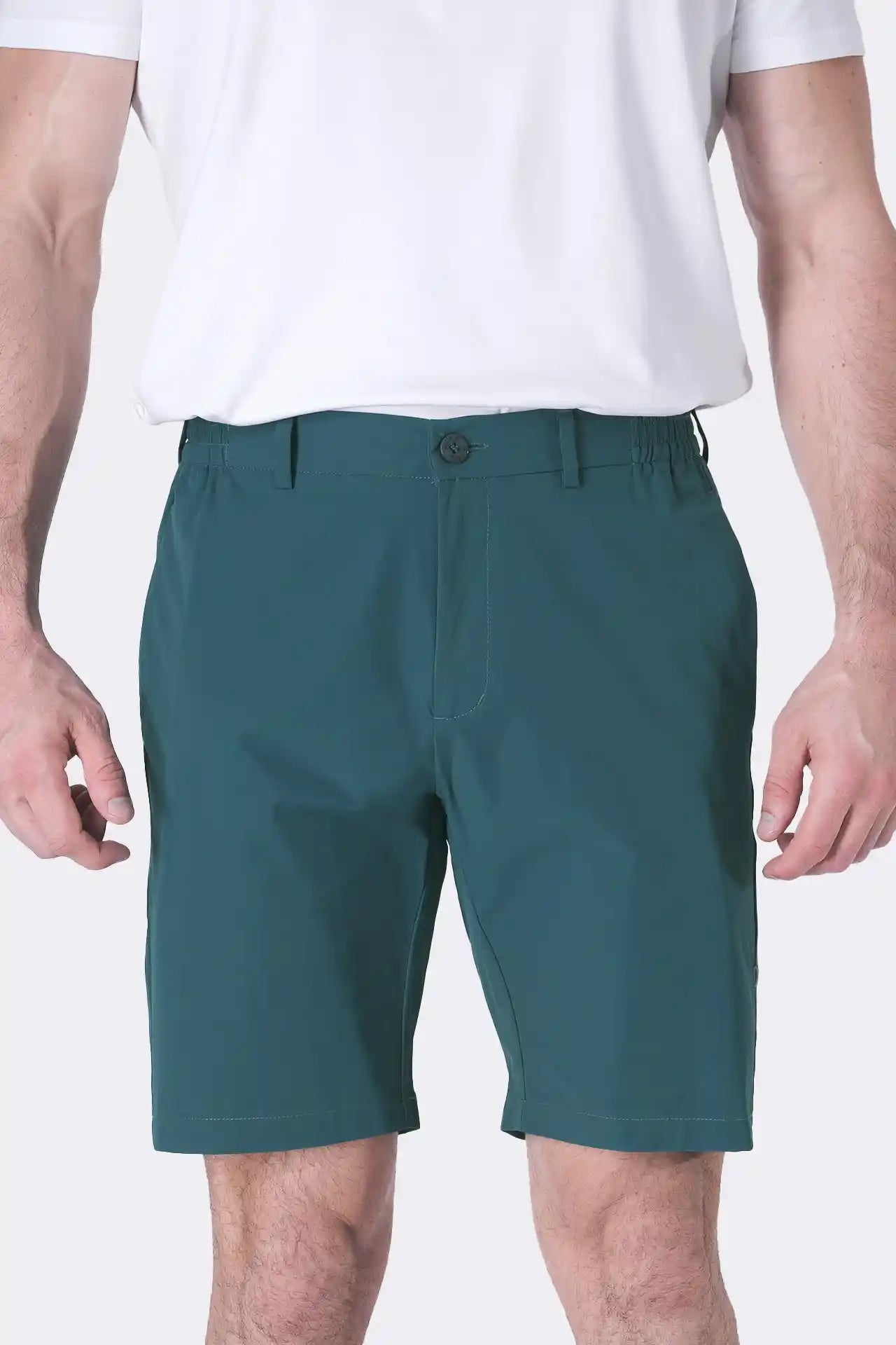 SPE0153 - Water Resistant Stretch Woven Classic Fit Essentials Short 9" - Teal