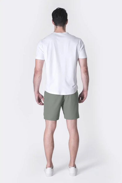 SPE0155 - Ultra Lightweight Stretch Woven Shorts 7" - Agave