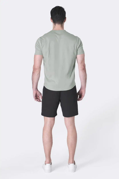 SPE0155 - Ultra Lightweight Stretch Woven Shorts 7" - Black