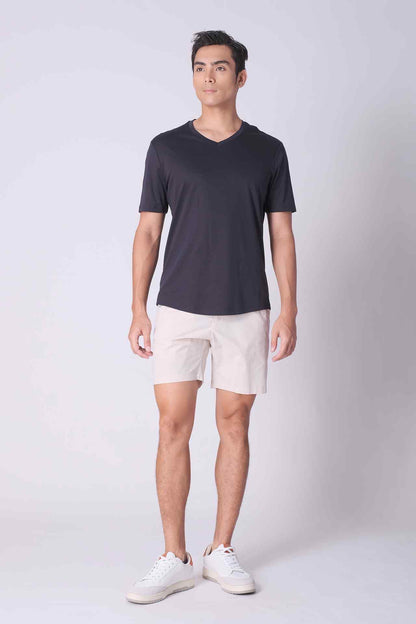 SPE0155 - Essential Water Resistant Classic Office Short 7" - Natural