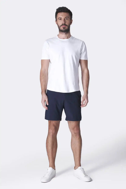SPE0155 - Ultra Lightweight Stretch Woven Shorts 7" - Navy