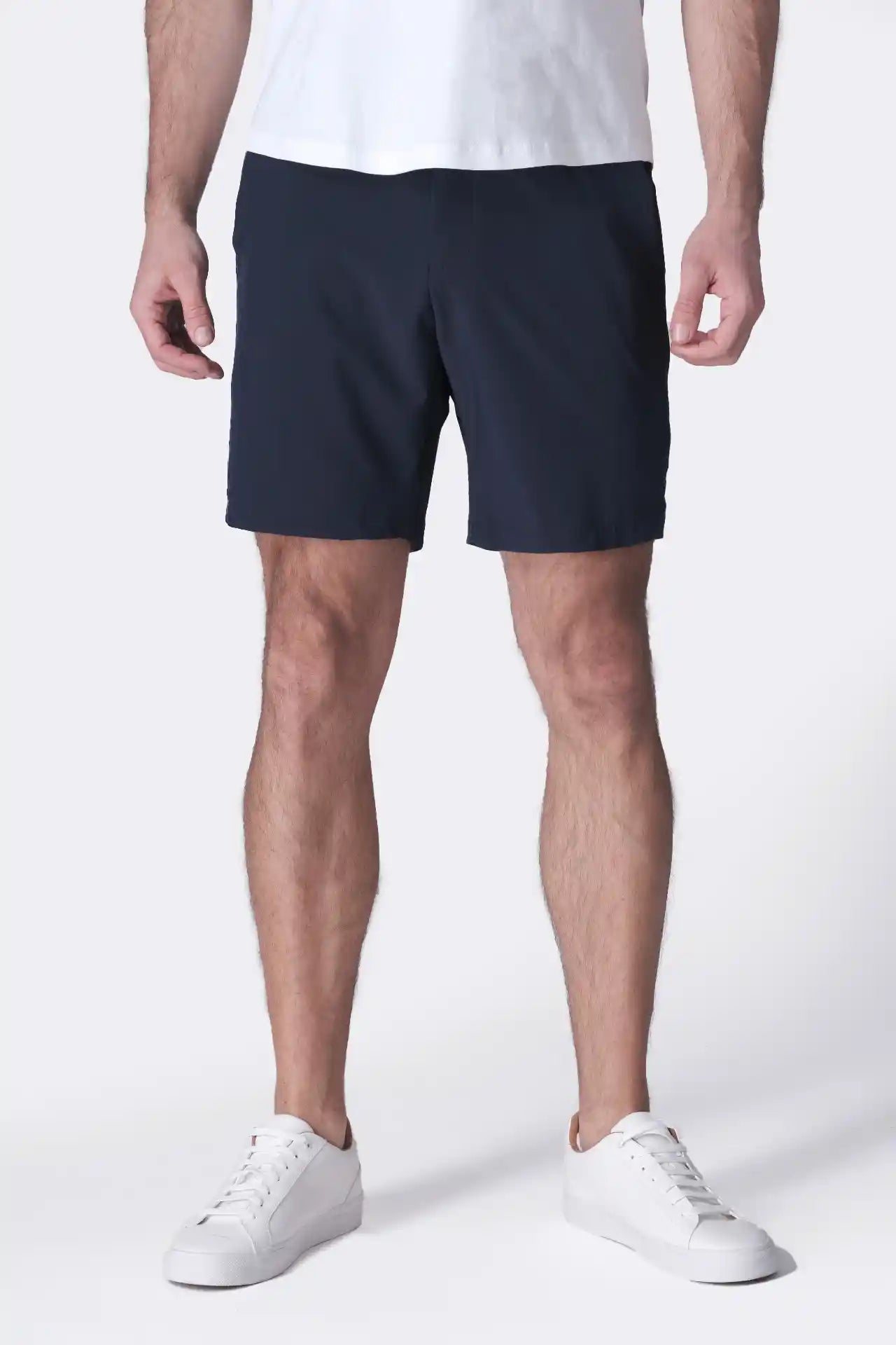 SPE0155 - Ultra Lightweight Stretch Woven Shorts 7" - Navy