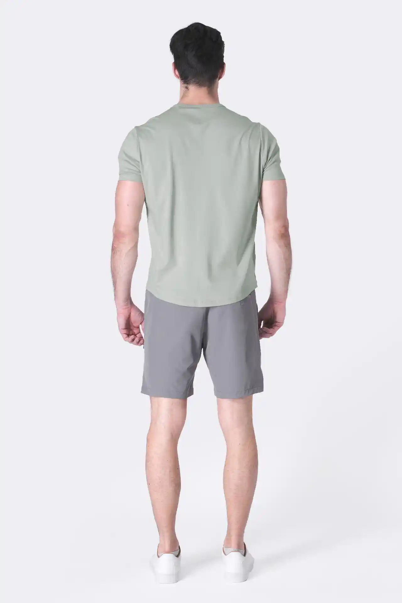 SPE0155 - Ultra Lightweight Stretch Woven Shorts 7" - Stone