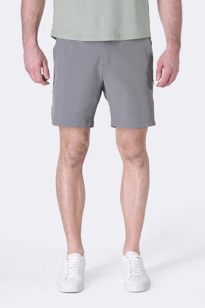 SPE0155 - Ultra Lightweight Stretch Woven Shorts 7" - Stone