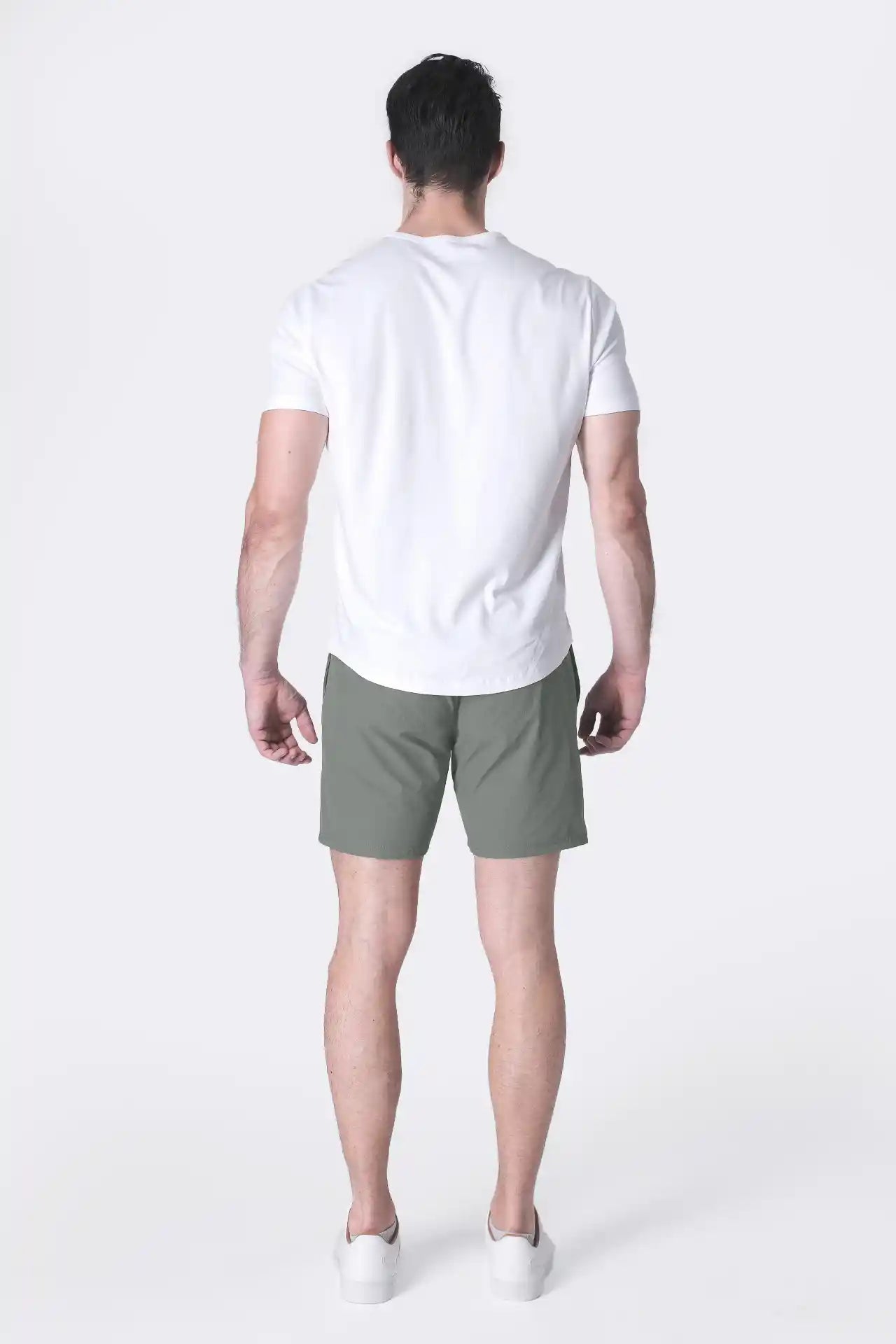 SPE0156 - Water Resistant RipStop Swim Shorts 6" - Agave