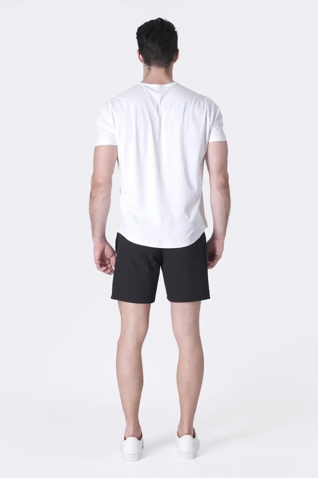 SPE0156 - Water Resistant RipStop Swim Shorts 6" - Black