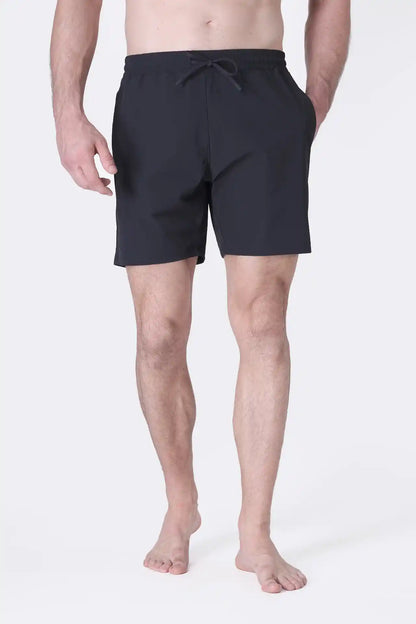 SPE0156 - Water Resistant RipStop Swim Shorts 6" - Navy