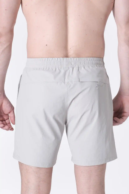 SPE0156 - Water Resistant RipStop Swim Shorts 6" - Sliver