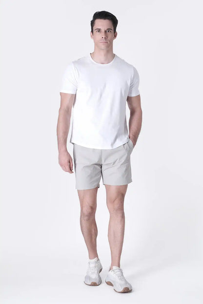 SPE0156 - Water Resistant RipStop Swim Shorts 6" - Sliver