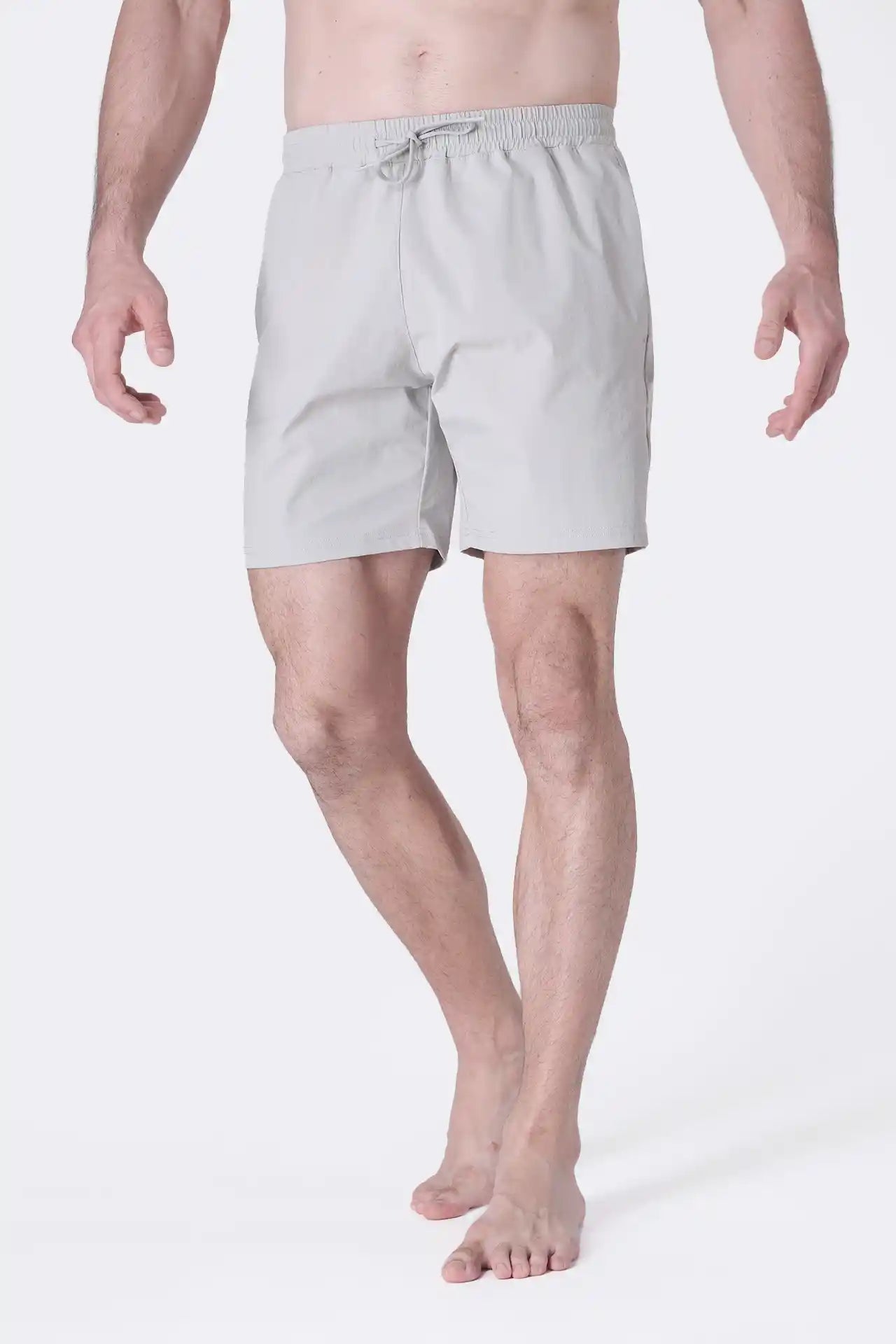 SPE0156 - Water Resistant RipStop Swim Shorts 6" - Sliver