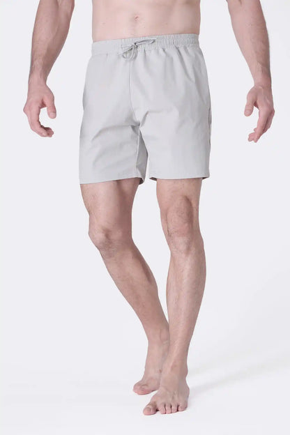 SPE0156 - Water Resistant RipStop Swim Shorts 6" - Sliver