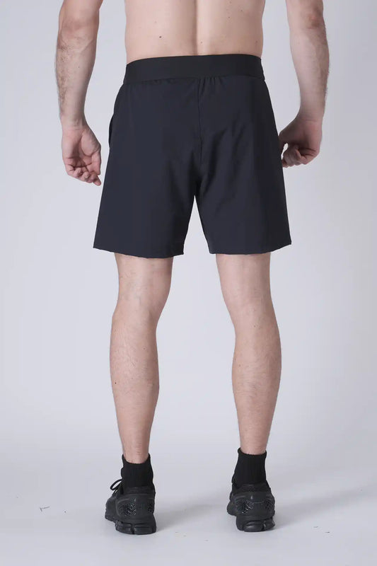 SPE0199 - Lightweight Stretch Nylon Linerless Workout Shorts 7"