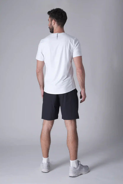 SPE0200 - Lightweight Stretch Nylon Linerless Workout Shorts 9" - Navy