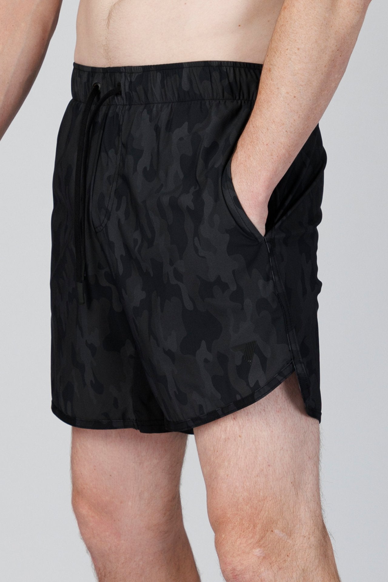 SPE0267 - Lightweight Stretch Nylon Crotch Gusset Short 6.0" - Digital Camo