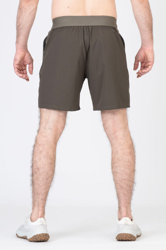 SPE0269 - Lightweight Stretch Nylon Linerless Workout Shorts 7"