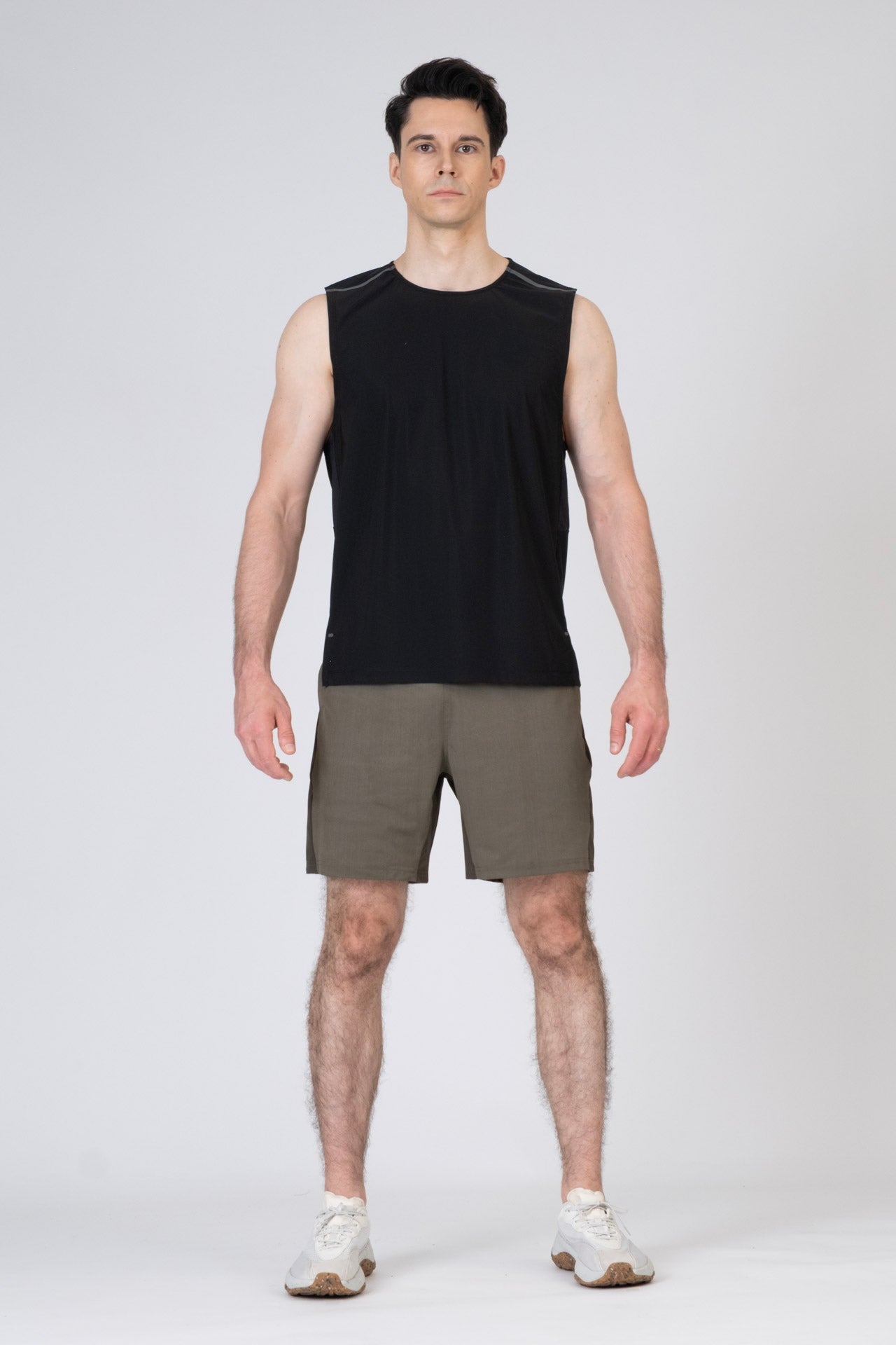 SPE0269 - Lightweight Stretch Nylon Linerless Workout Shorts 7"