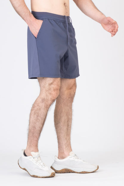 SPE0269 - Lightweight Stretch Nylon Linerless Workout Shorts 7"