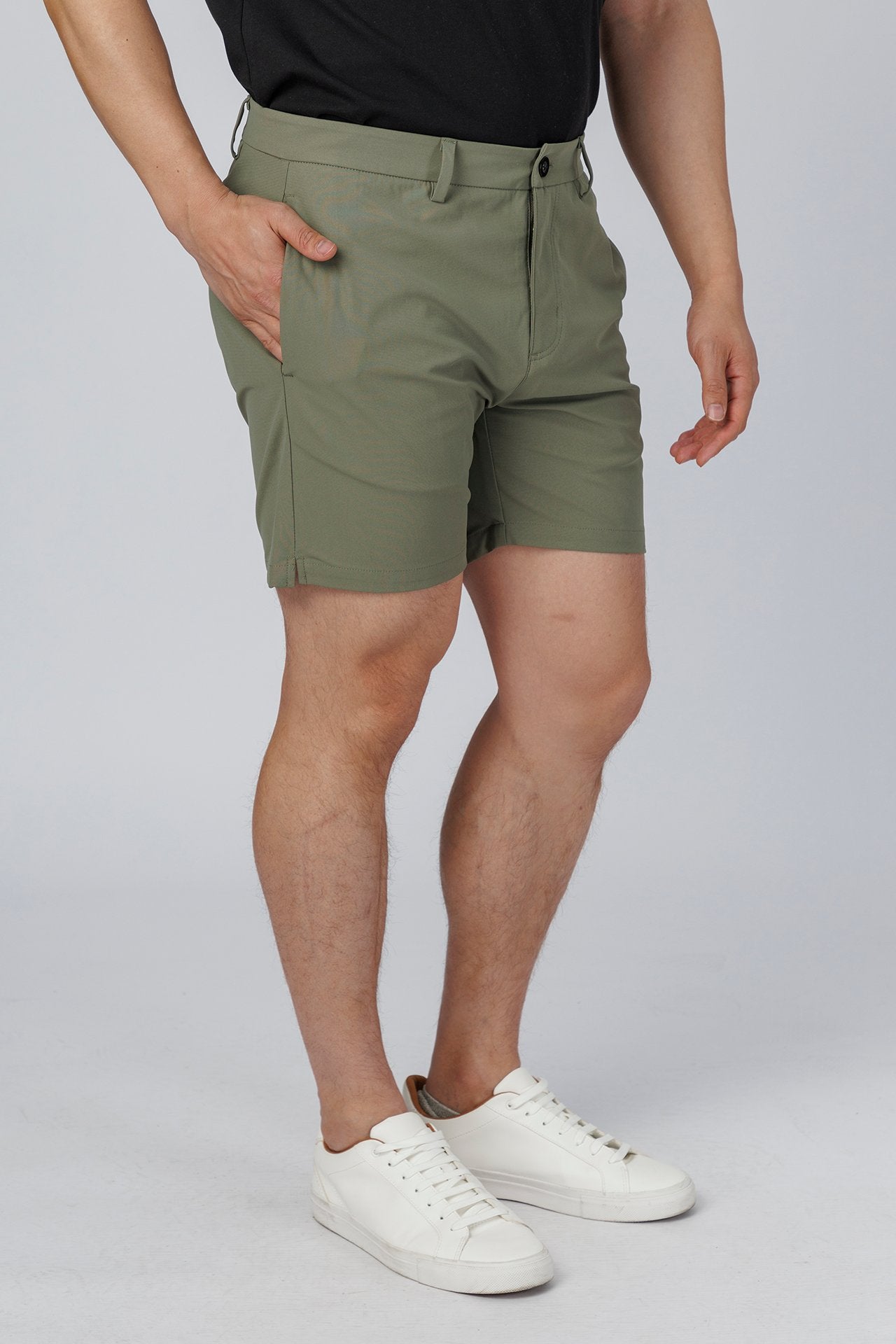SPE0273 - COOLMAX T400 Elastomultiester Stretch Woven Short 5.5" - Army
