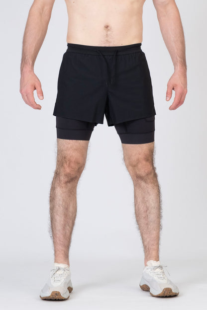 SPE0285 - Stretch Layered Shorts 4"