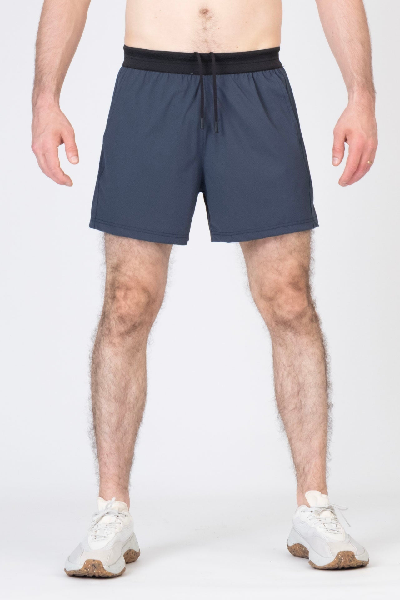 SPE0315 - Lightweight Stretch Nylon Back Zip Pocket Lined Running  Short 4.5"