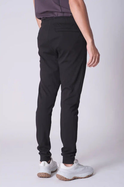 SPH0114 - Ultra Soft Cotton Interlock Performance Jogger 31" - Black