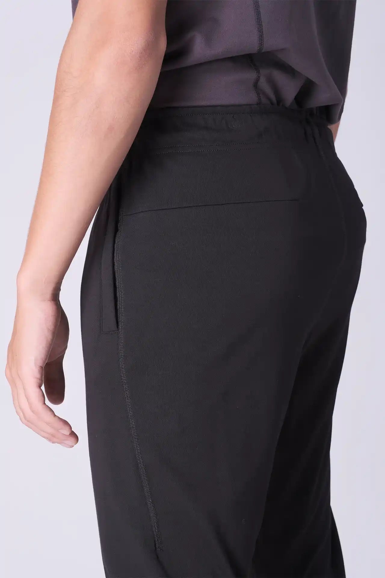SPH0114 - Ultra Soft Cotton Interlock Performance Jogger 31" - Black