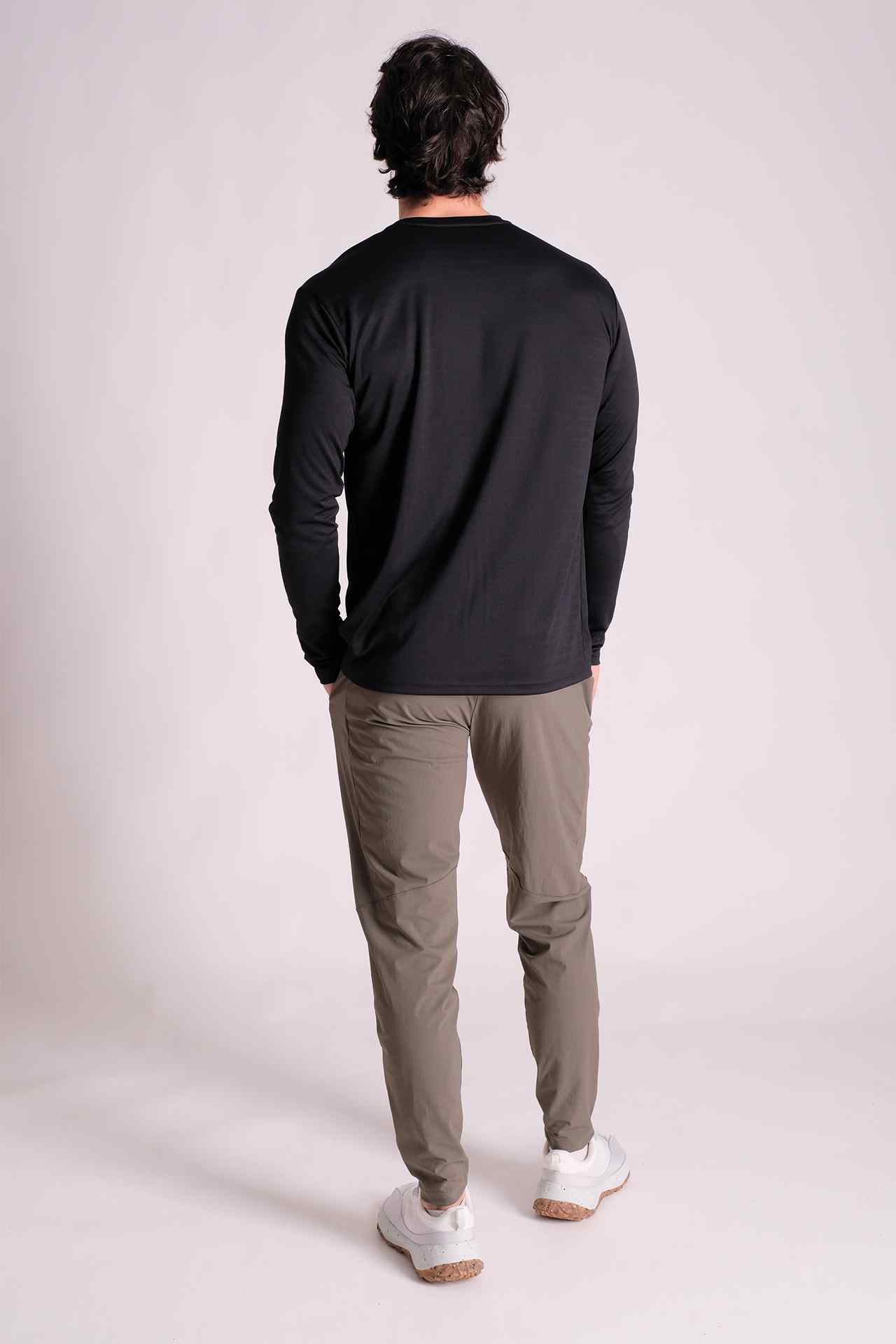 SPH0148 - Lightweight Zip Hem Running Joggers 30" - Army