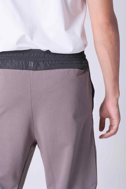 SPH0204 - Blocking Stretch French Terry Gym Sweatpants 30” - Mid Grey