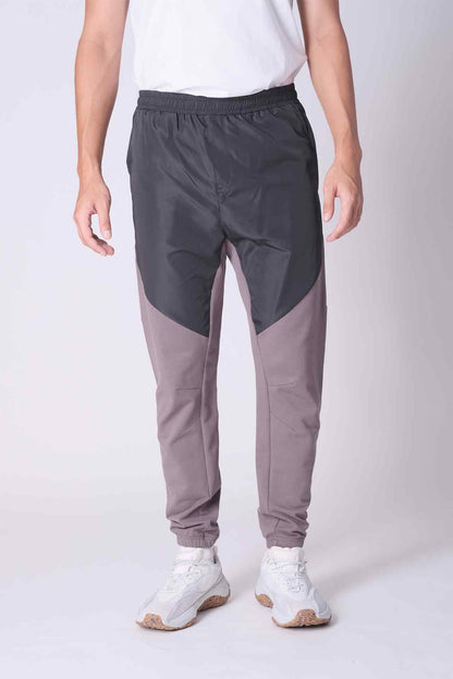 SPH0204 - Blocking Stretch French Terry Gym Sweatpants 30” - Mid Grey