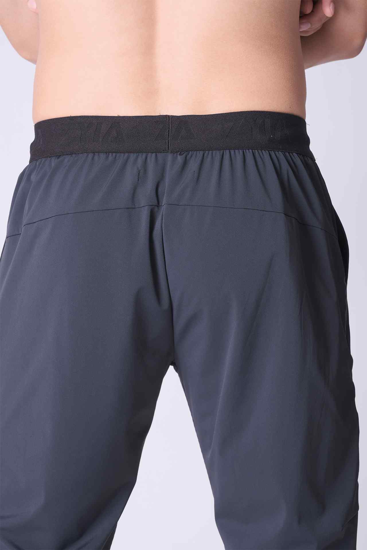 SPH0206 - Stretch Branded Elastic Running Joggers 31" - Navy