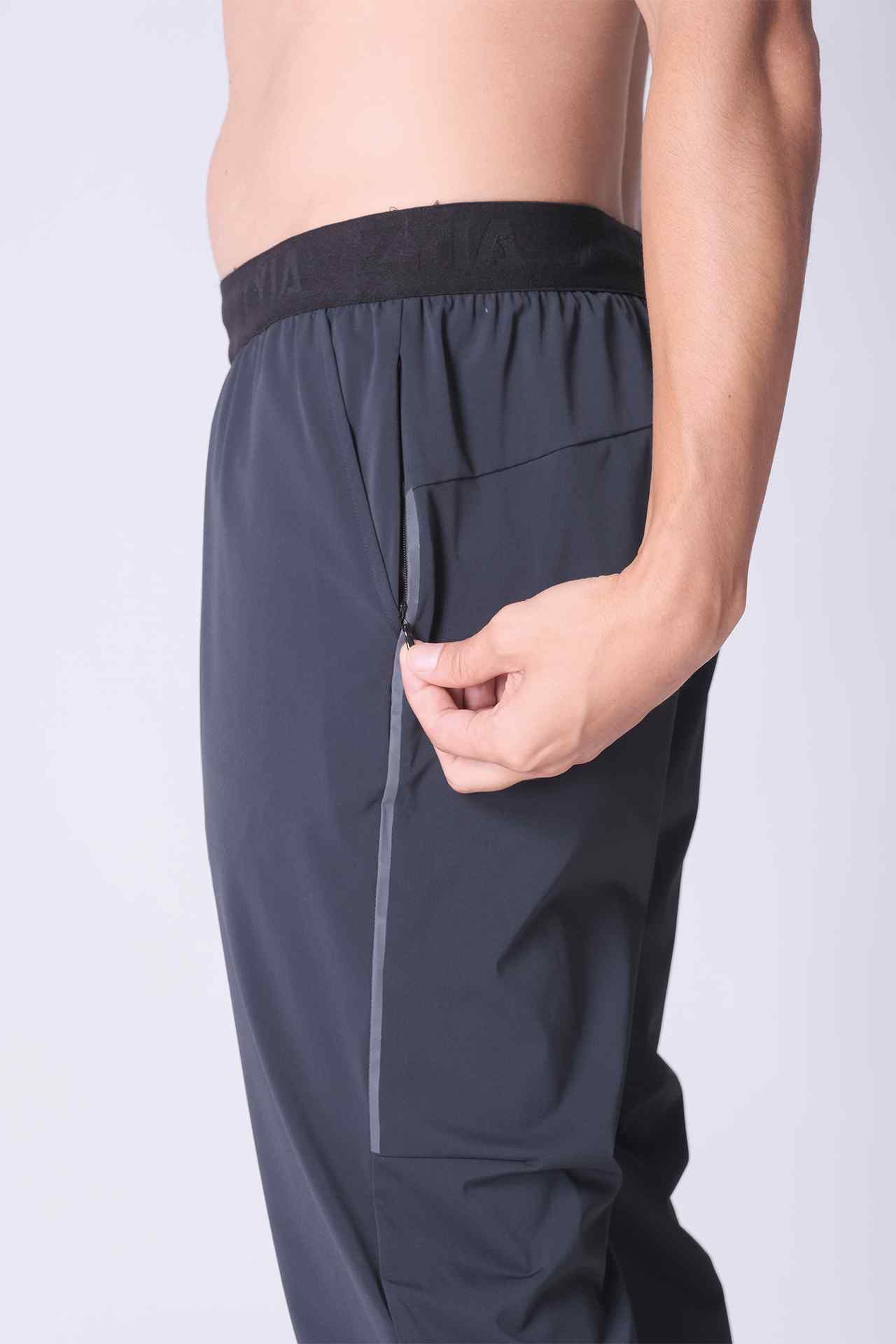 SPH0206 - Stretch Branded Elastic Running Joggers 31" - Navy