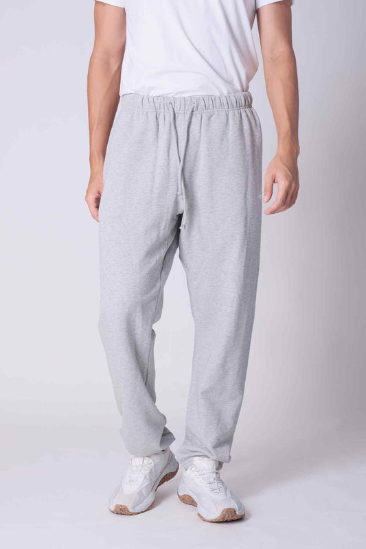 SPH0217 - Finest Cotton Fleece Relax Fit Sweatpants 32” - Heather Grey