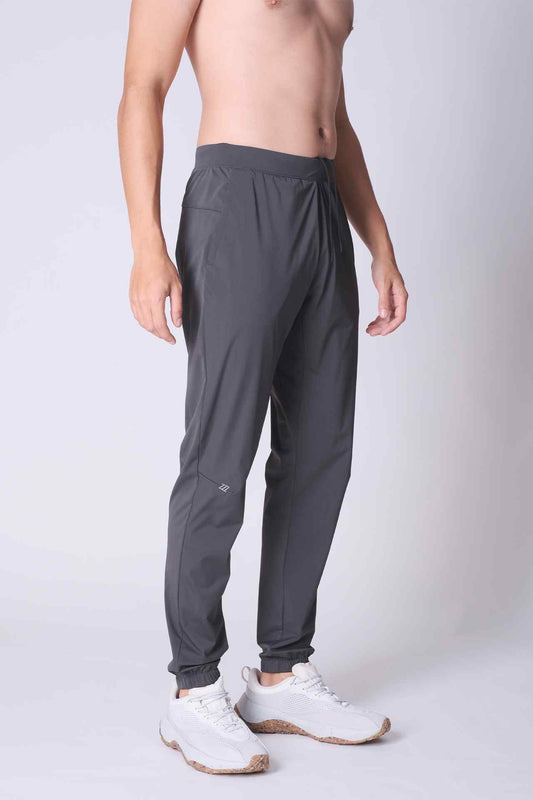 SPH0219 - Lightweight Stretch Nylon Flex Training Joggers 32" - Dark Grey