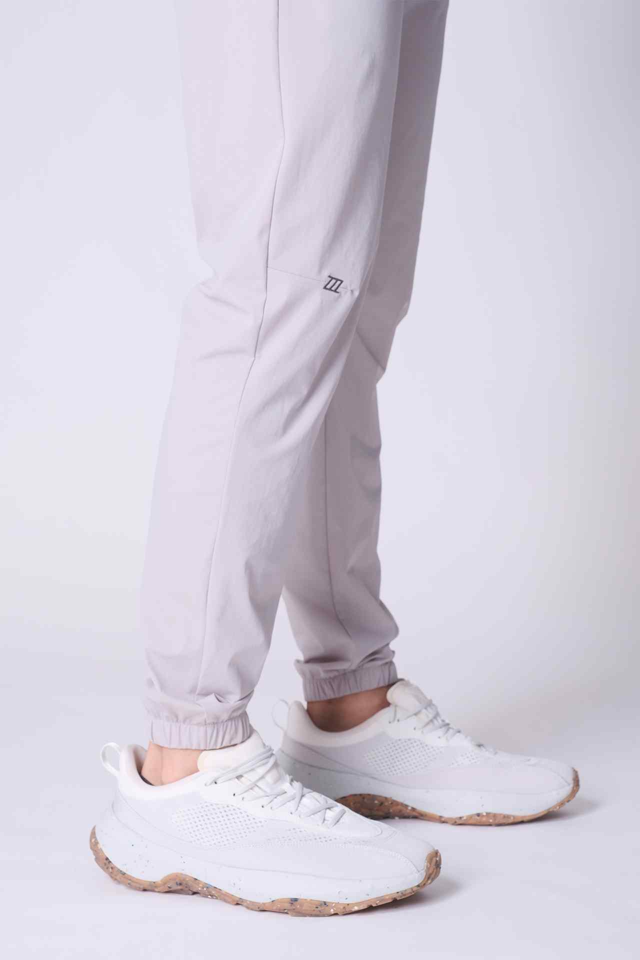 SPH0219 - Lightweight Stretch Nylon Flex Training Joggers 32" - Light Grey