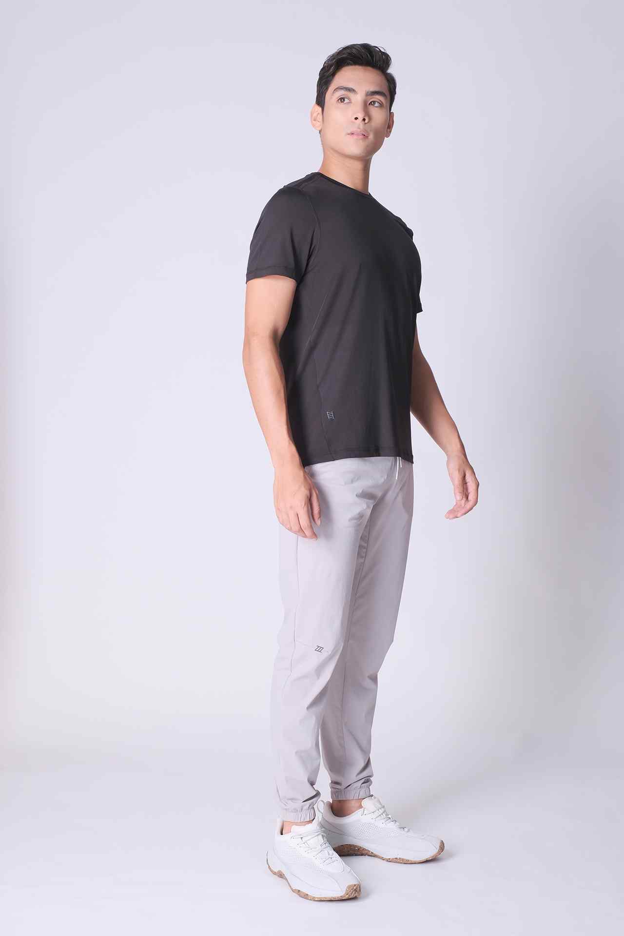 SPH0219 - Lightweight Stretch Nylon Flex Training Joggers 32" - Light Grey