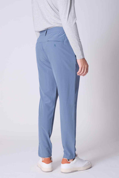 SPH0240 - Essential Ultra Lightweight Classic Fit Stretch Moving Pants 30" - Denim Blue