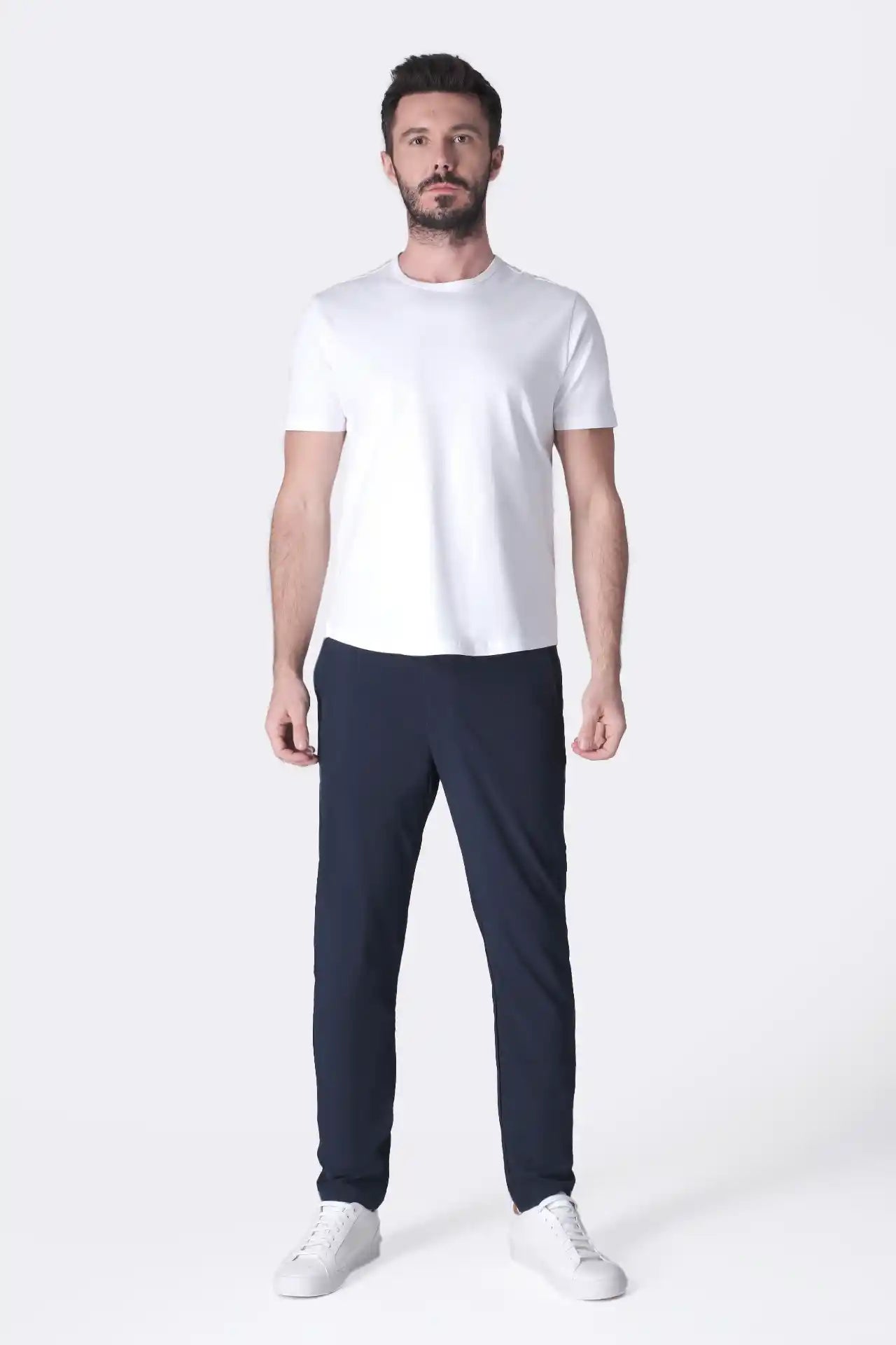 SPH0240 - Essential Ultra Lightweight Classic Fit Stretch Moving Pants 30" - Navy