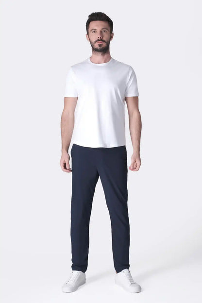 SPH0240 - Essential Ultra Lightweight Classic Fit Stretch Moving Pants 30" - Navy