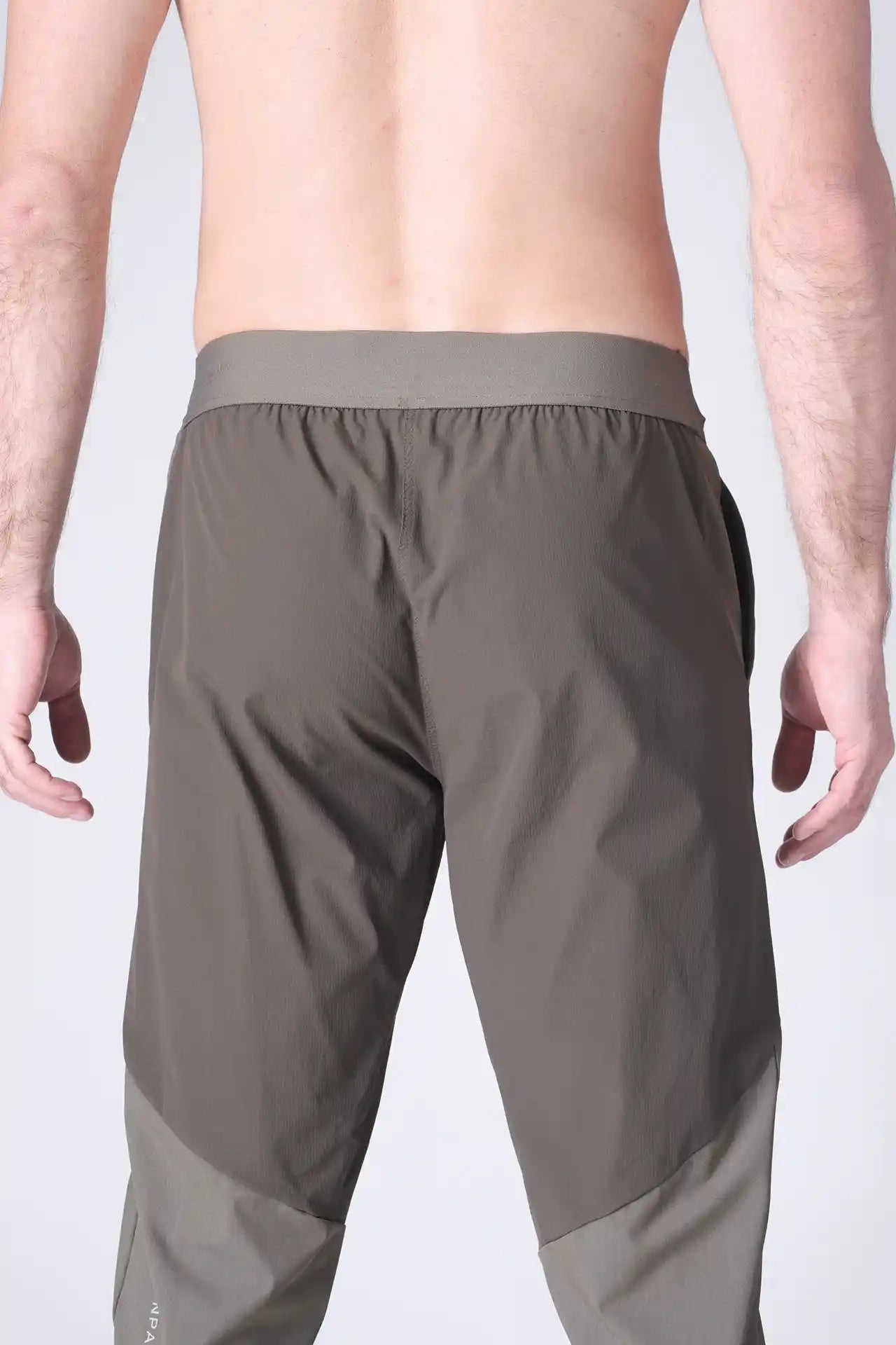 SPH0242 - Lightweight Stretch Nylon Workout Joggers 30" - Army