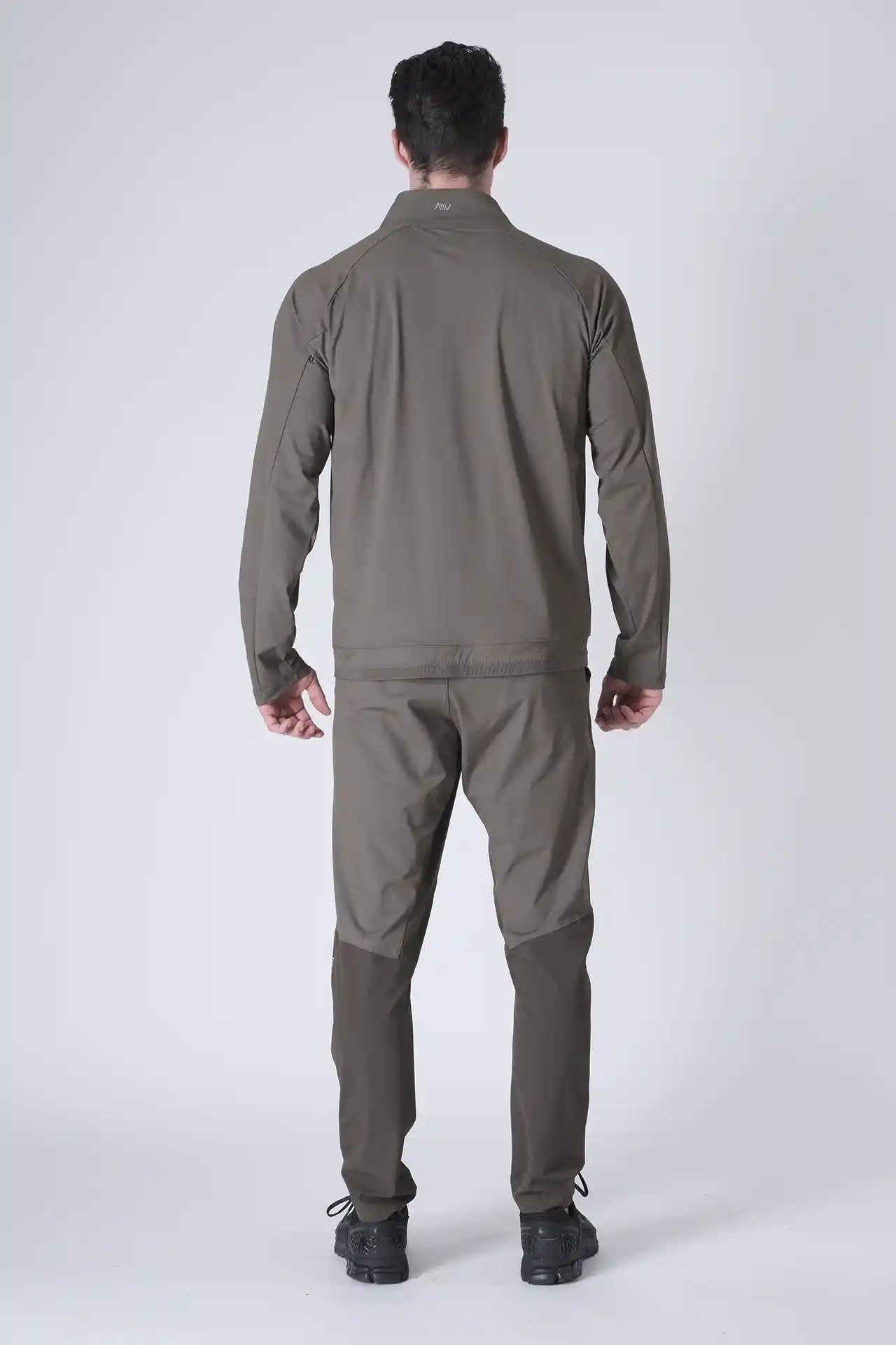 SPH0242 - Lightweight Stretch Nylon Workout Joggers 30" - Army